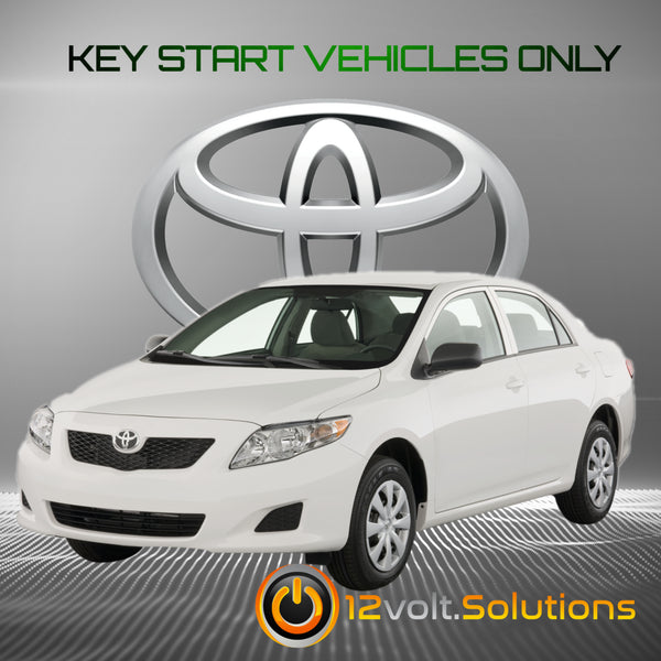 2009-2010 Toyota Corolla Plug & Play Remote Start Kit (Key Start)