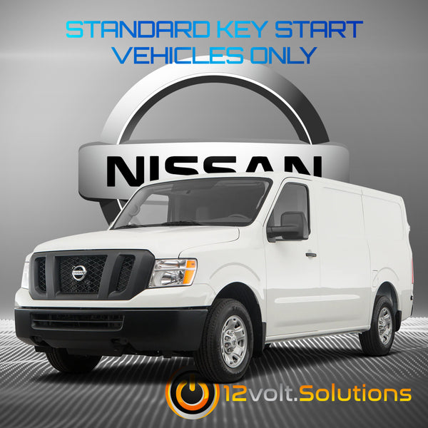 2012-2021 Nissan NV 1500/2500/3500 VAN Remote Start Plug and Play Kit  (Standard Key)