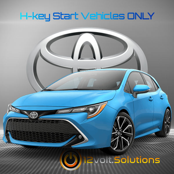 2017-2019 Toyota Corolla iM Plug and Play Remote Start Kit (H-Key)