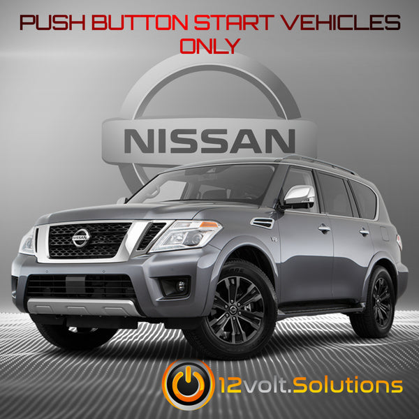 2017 2022 Nissan Armada Remote Start Plug and Play Kit Push